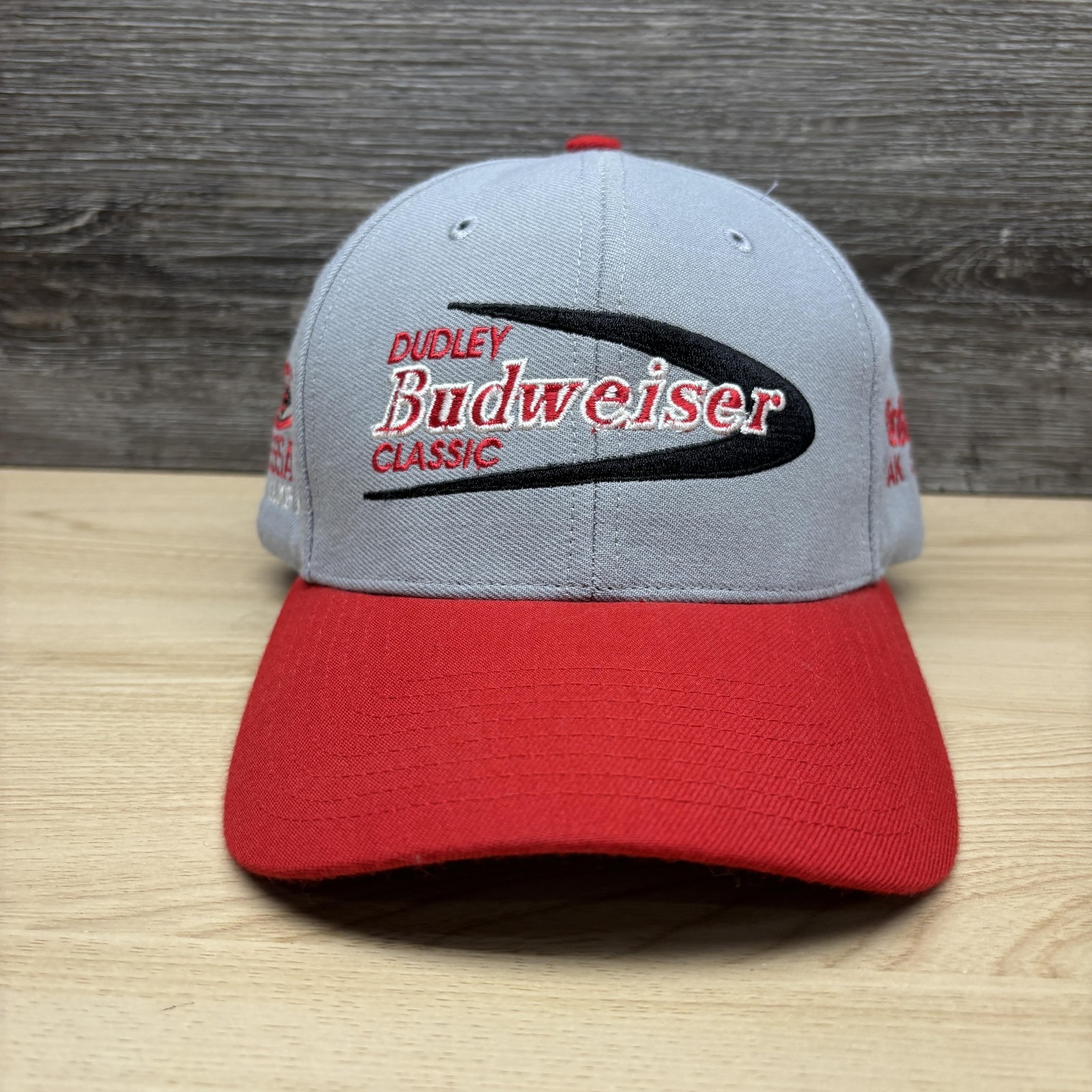 Dudley Budweiser Classic Hat Cap Strap Back Mens One Size Gray